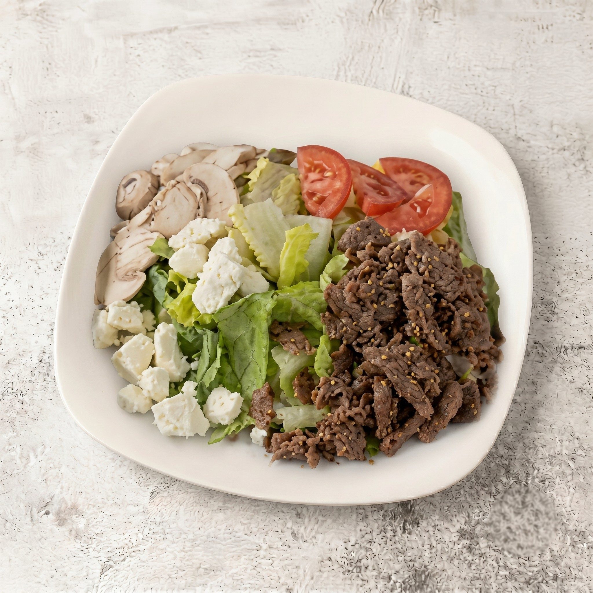 Beef and Bleu Salad.