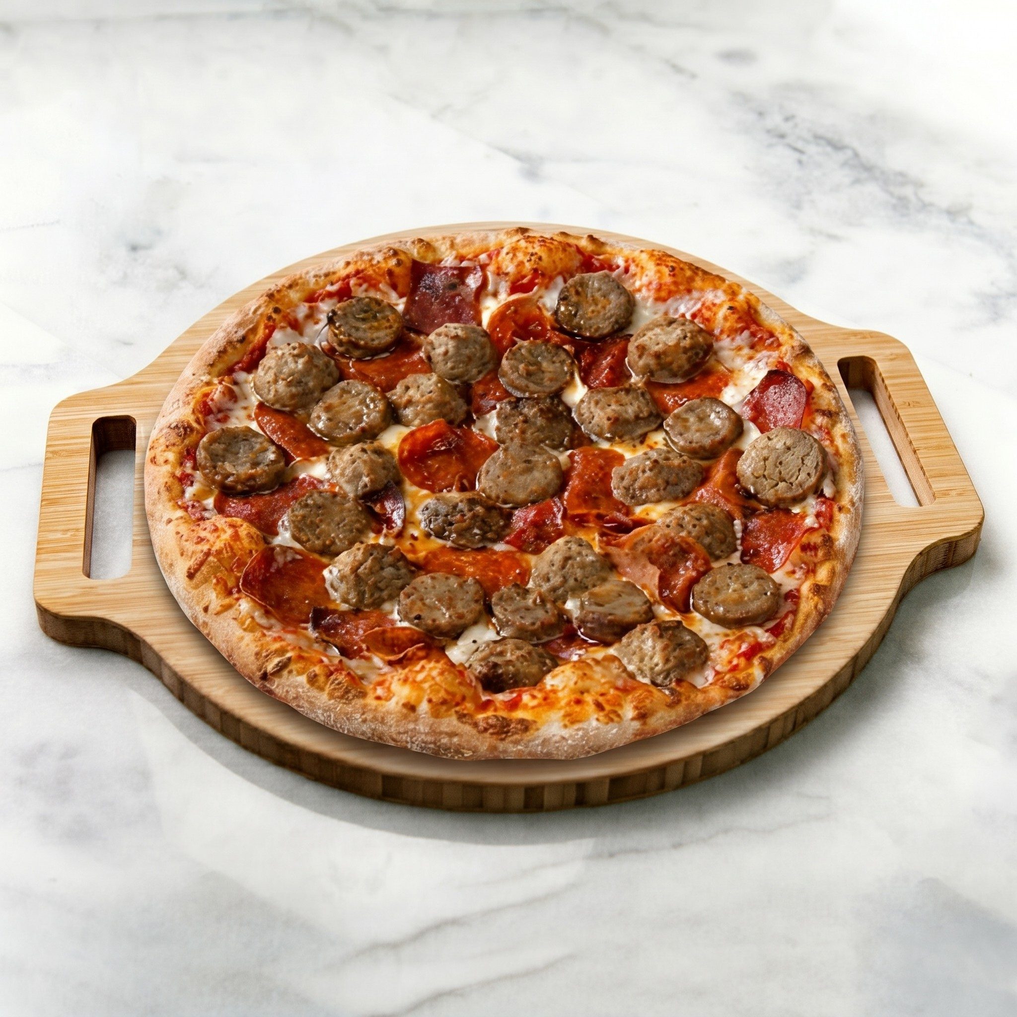 Italian Meat Pizza.