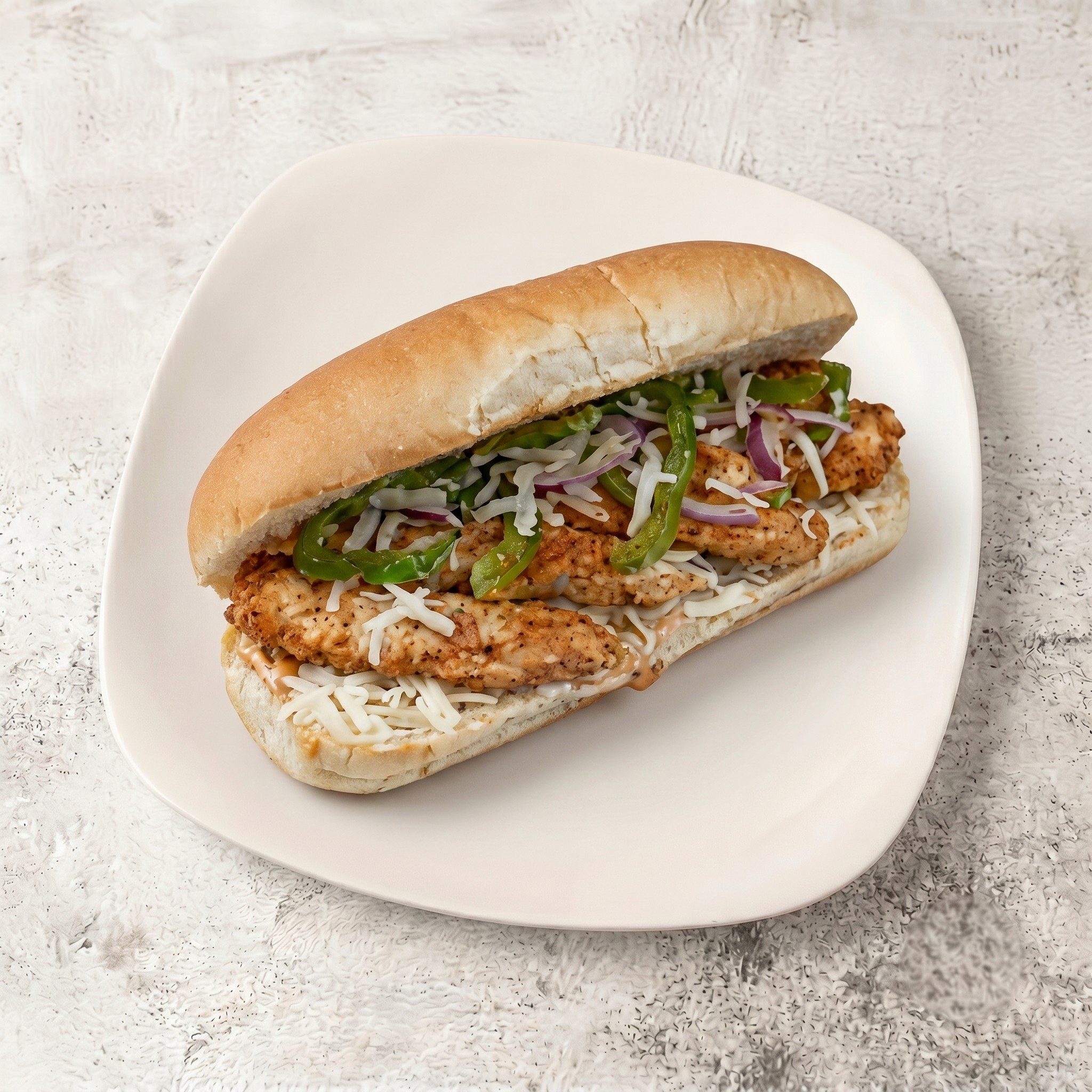 Cajun Chicken Sub.