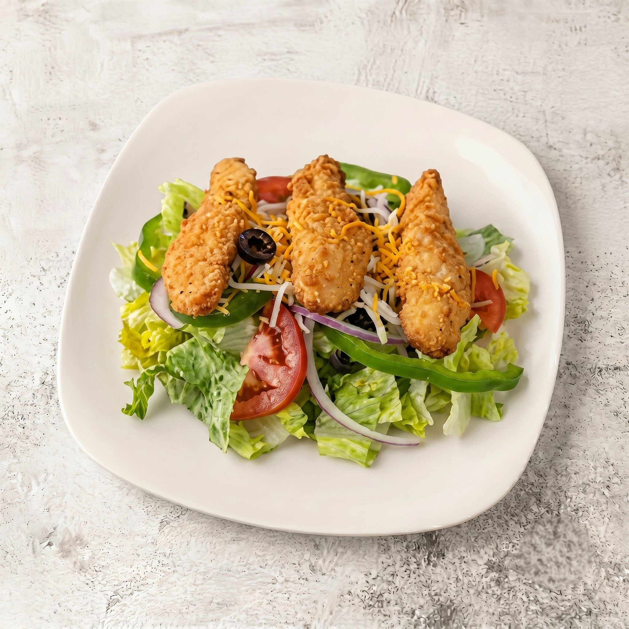 Chicken Tender Salad.