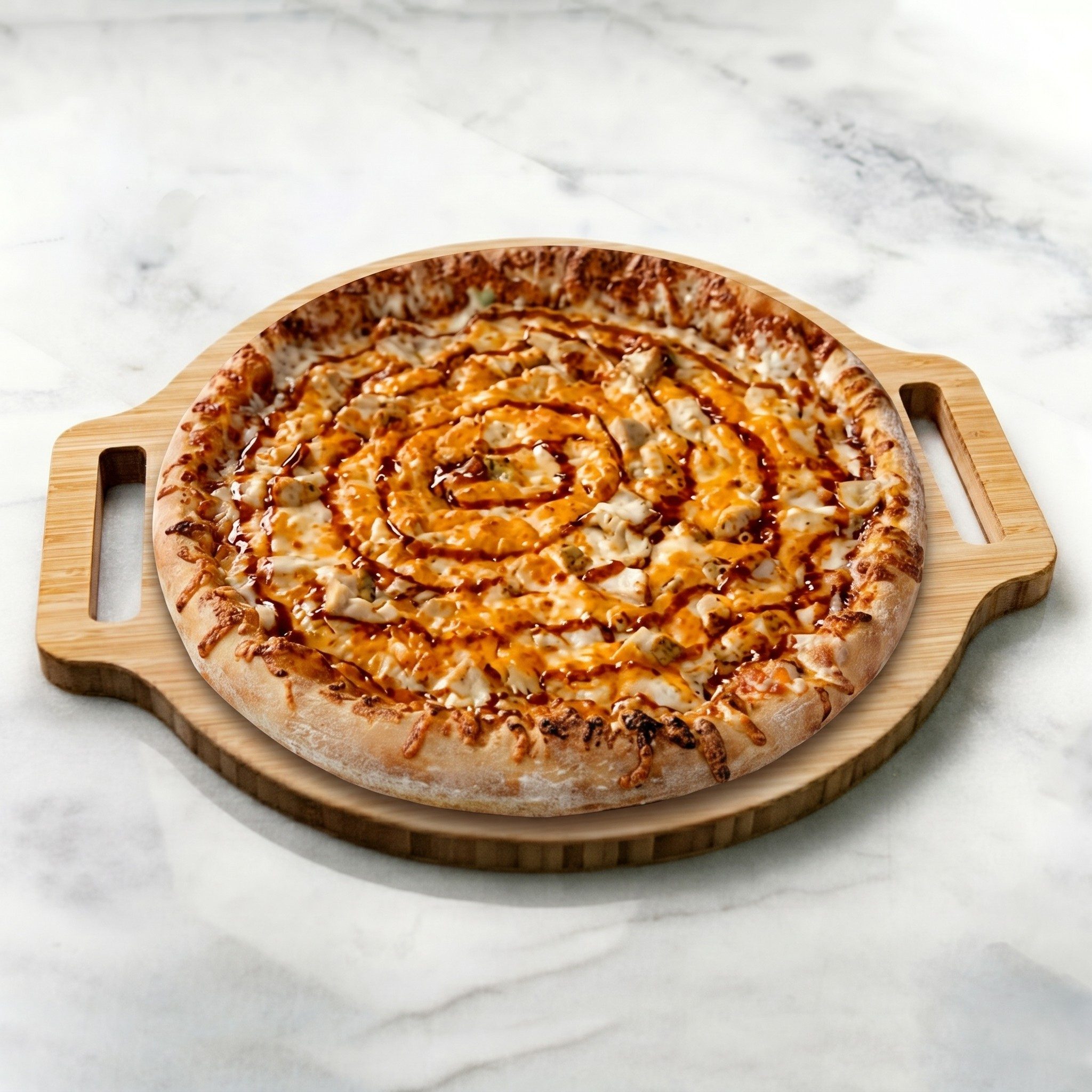 BBQ Chicken Pizza.
