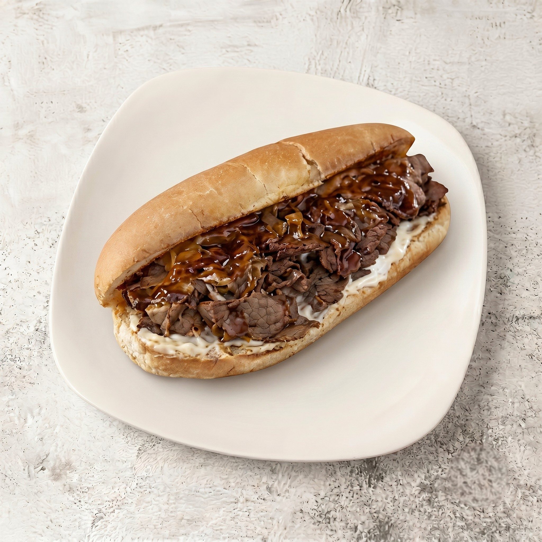 BBQ Chicken/Beef Sub.