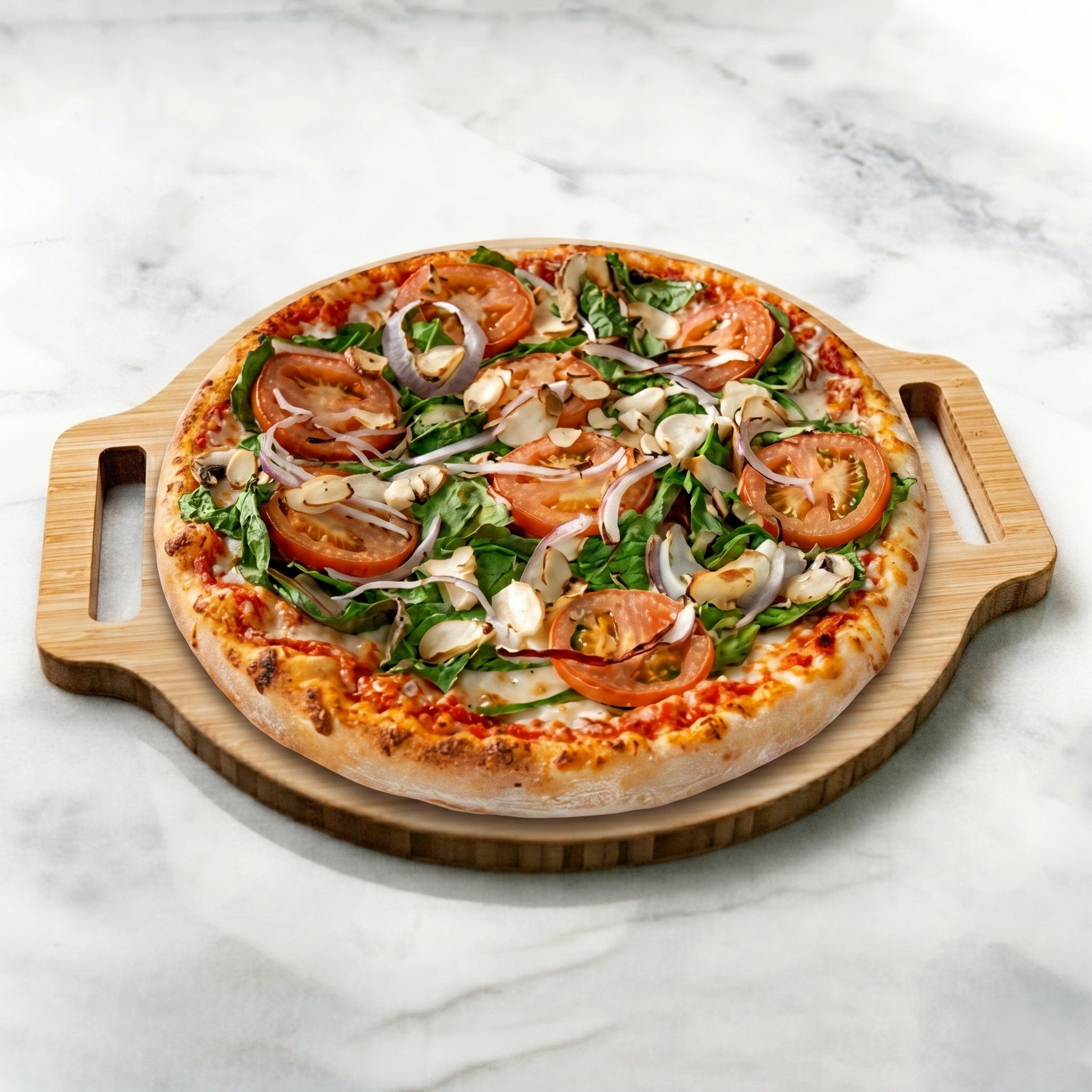 Spinach Pizza.
