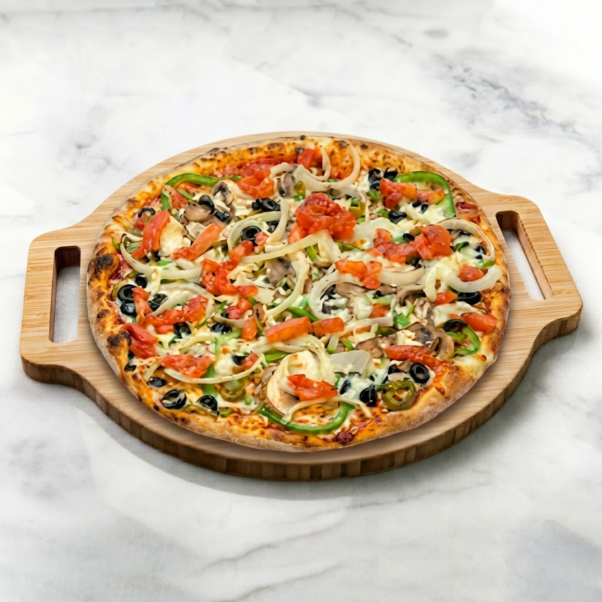 Vegetarian Feast Pizza.